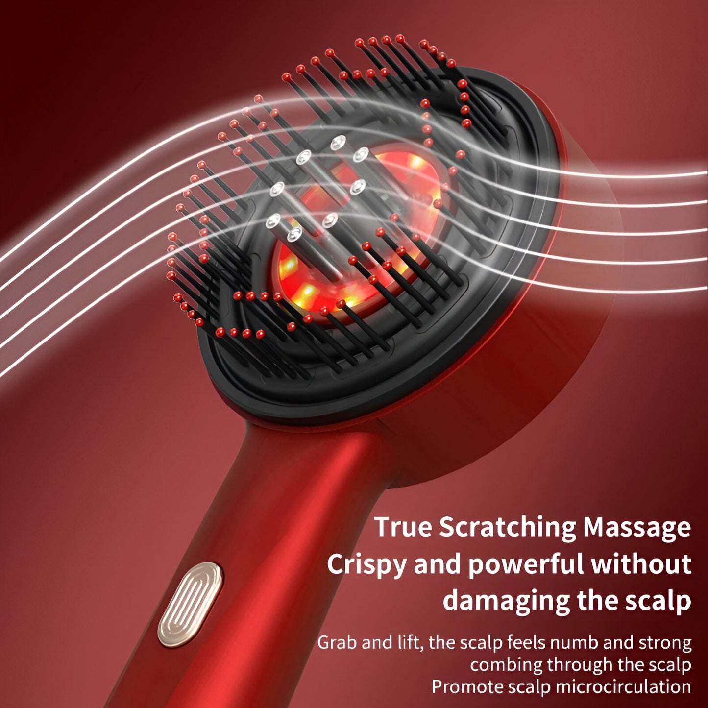 Red Light Massaging Brush